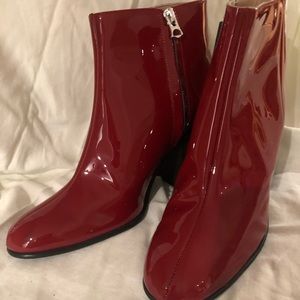 Acne Beth patent leather ankle boots